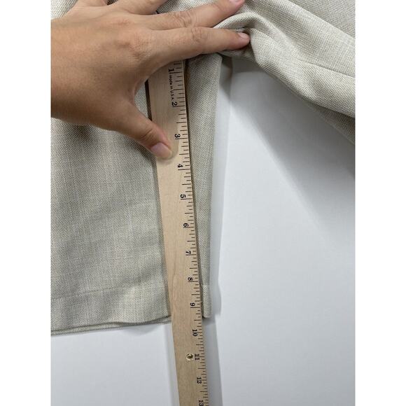 Blanke Mande In Heaven Khaki Bermuda Shorts Sz Large Women Summer Social Lounge - Picture 7 of 8